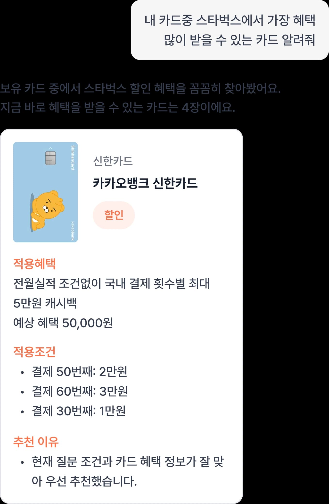 Ask CandyAI Card Benifits